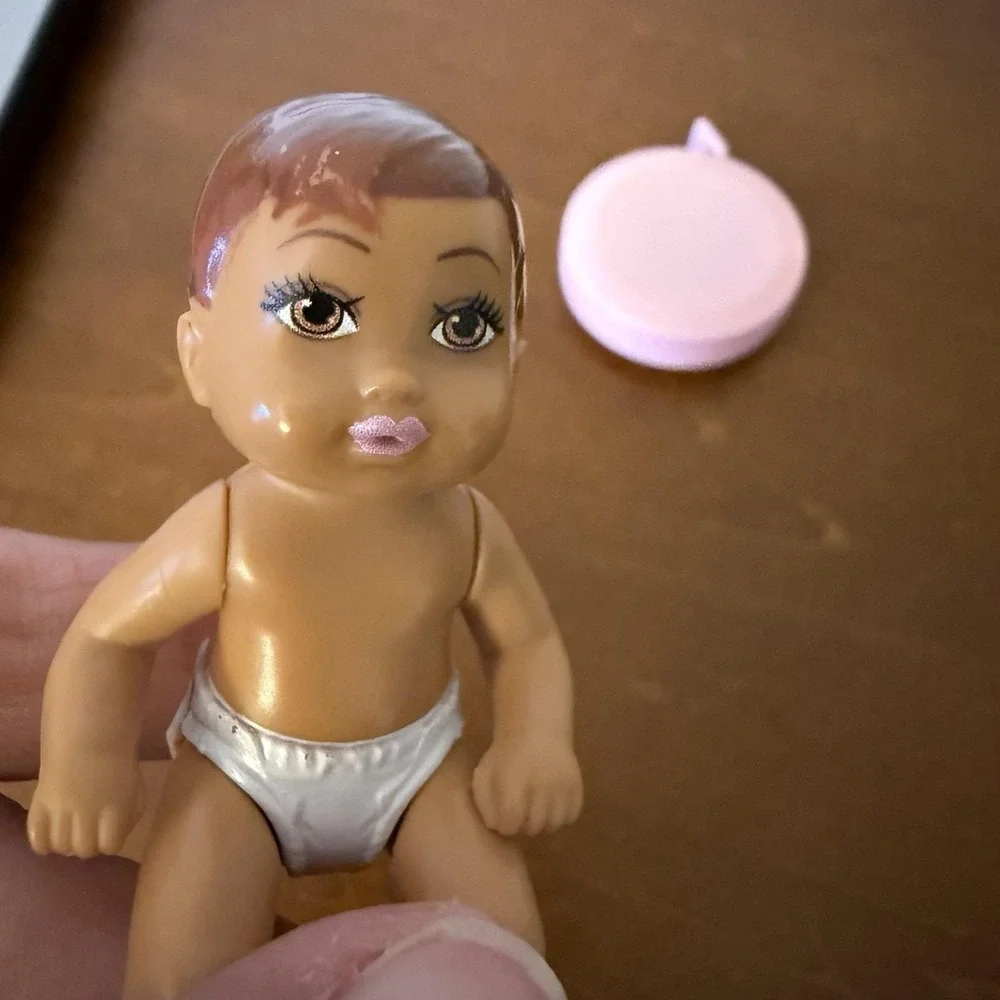 Vintage Barbie Baby Sister Krissy Doll Mattel Brown Hair 1999